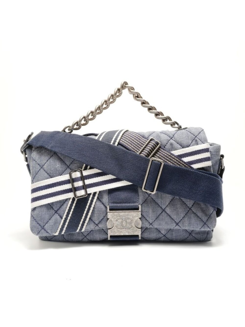 Chanel Shoulder Bag Denim Messenger